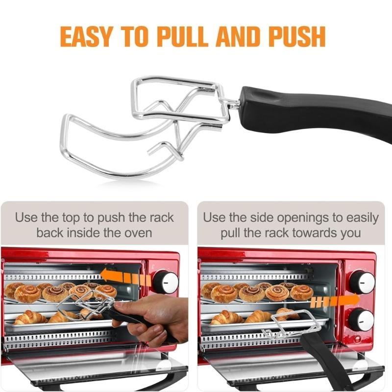 2x Air Fryers Toaster Oven Tray Extractor Grills Extractor Grills Clip