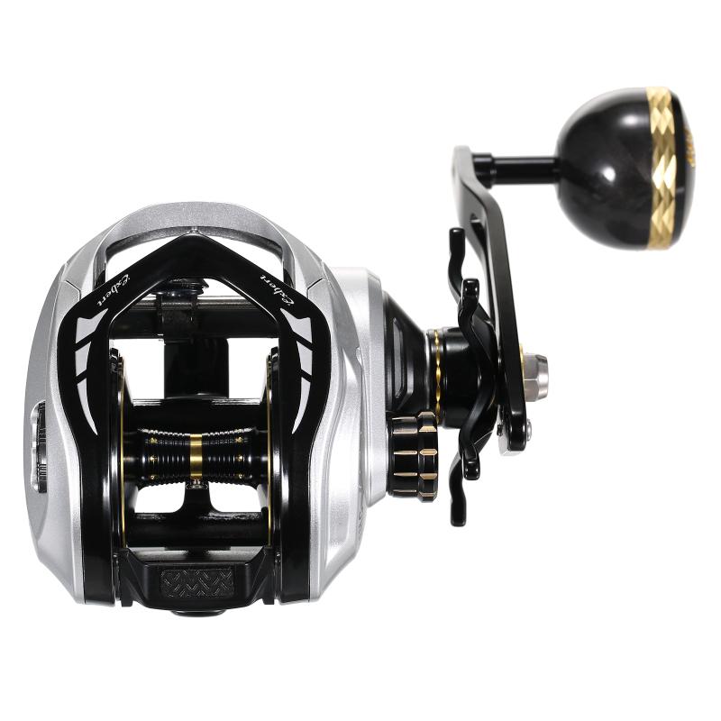 Baitcasting Reel 16KG Drag Power 6+1 BB 6.3:1 Single Handle Fishing Reel with Magnetic Brake System Baitcasting Reel with Bag