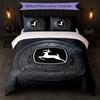 John Deere Print 3Pcs Bedding Set Duvet Cover With Two Pillowcases Soft Bed Linen For Household Bedroom