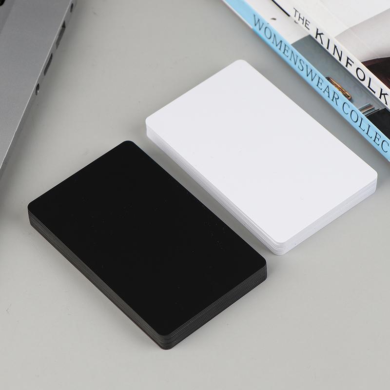 5/10 ks čiernych bielych kariet Nfc215 prepisovateľných NFC Nt-Ag215 PVC karty prázdne ľahké pohodlné programovateľné NFC vizitka
