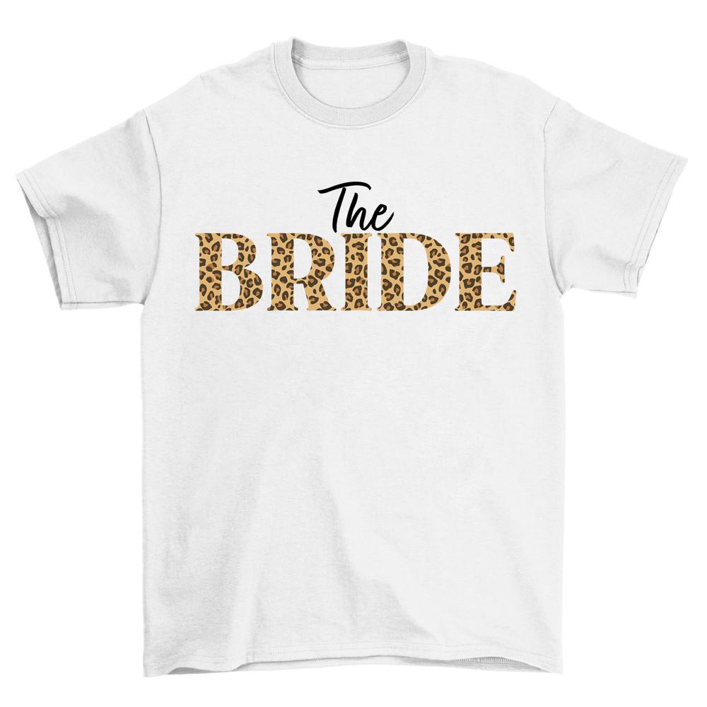 

Футболка с леопардовым принтом для невесты. Идеальный подарок для невесты на девичник. 4XL