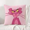 Character Pink Panther Cushion Cover Natural Linen Pillowcase Set AllinOne Decor Cushion Cover for Sofa Bedroom Chair
