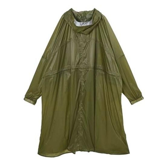 Kiu Air Light Rain Poncho K406-906 Khaki