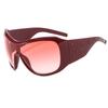 One Piece Oversized  Sunglasses For Women Men Vintage Square Shield Gradient Hip Hop Sun Glasses Female Sexy Driving Shades