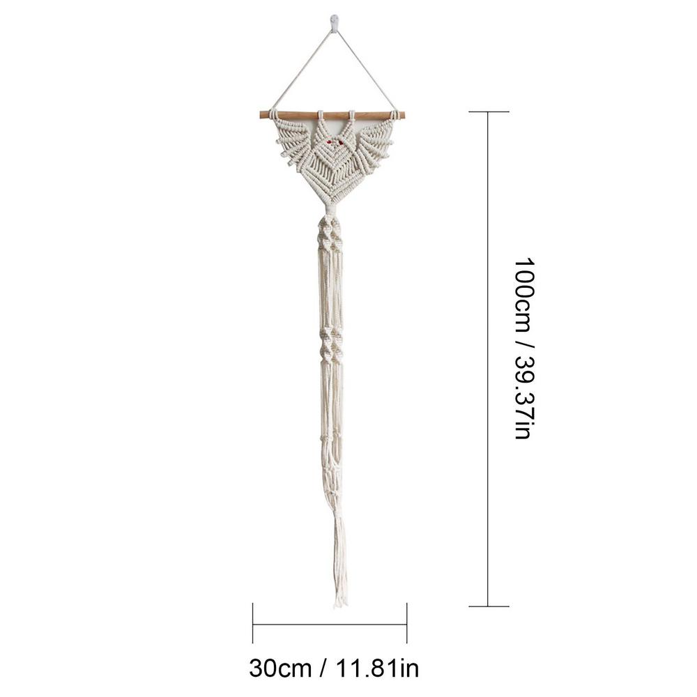 Gotik Yarasa Asılı Ekici Dokuma Yarasa Asılı Goblen Etli Pot Hava Tesisi Tutucu Ev Dekor Bitki Severler Süs Hediyeler