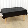 Disposable Solid Color Tablecloth Birthday Party Wedding Christmas Table Cover for Home Kitchen Dining Rectangle Tablecovers