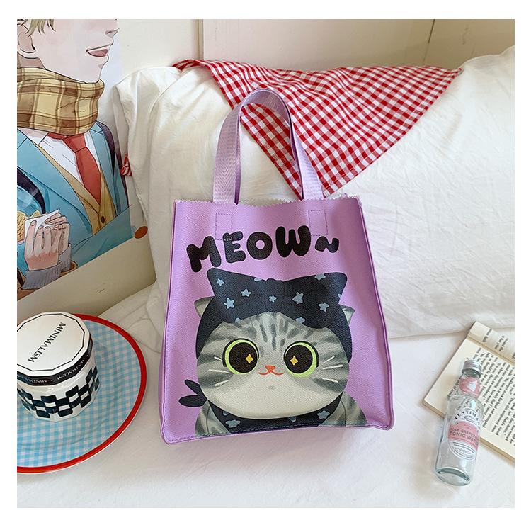 Trendy handbag bag souvenir cartoon capybara student large-capacity handbag storage bag