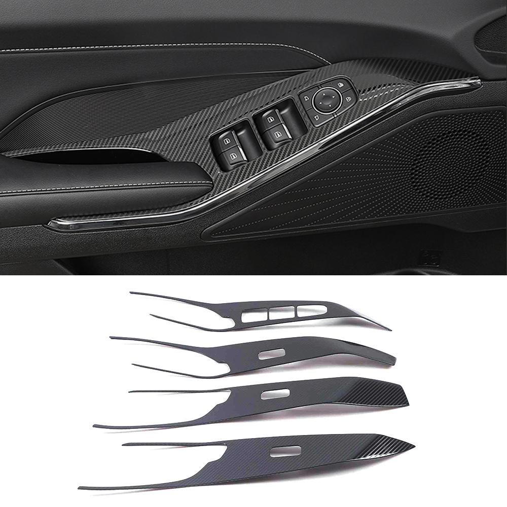 For Haval H6 3rd Gen 2024 2024 Interior Modify Accessories Glass Window Lift Switch Button Panel Cover Sticker Decoration Trim