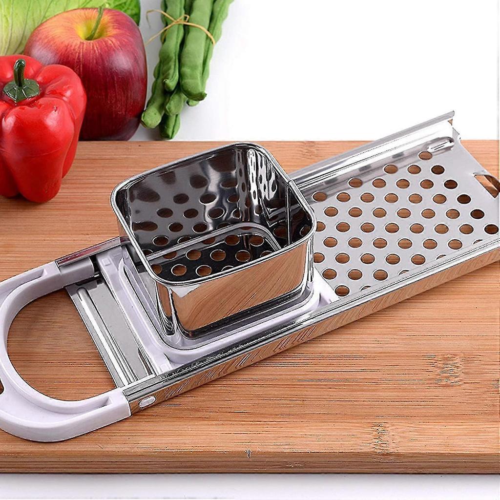 Stainless Steel Spaetzle Maker, Kitchen Pasta Cooking Tools, With Safety Pusher Dough Scraper Manual Pasta Cooking Tools, With Comfort Grip Handle
