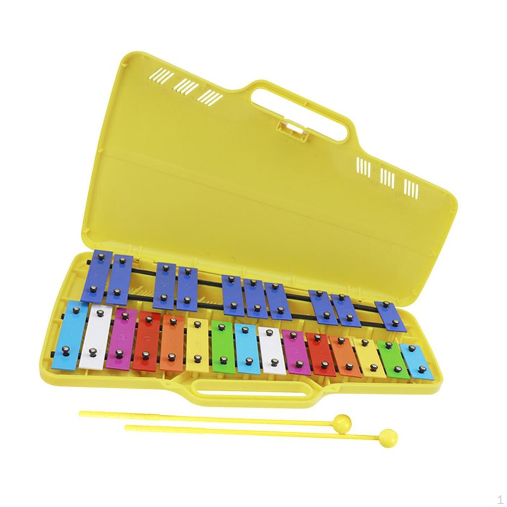 Children Xylophone 25 Notes Glockenpiel Instrument Educational Toys for
