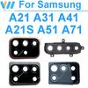 Use For Samsung Galaxy A21 A21S A31 A41 A51 A71 SM-A215U A217F A315F A415F A715F Cell Phone Back Camera Glass Holder Frame Parts