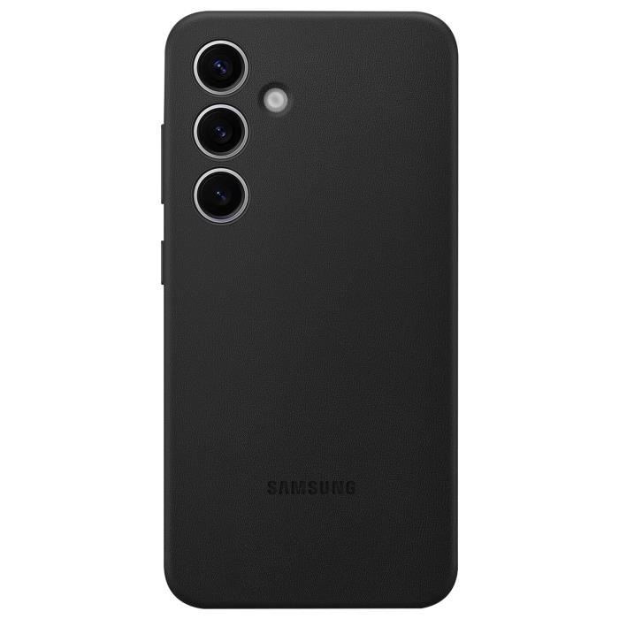 Coque pour Samsung Galaxy S25 Cuir d'Origine Kindsuit Samsung Noir