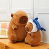 Hat Capybara Shark Plush Toy Cartoon Stuffed Animal Doll Decoration Gift Kids