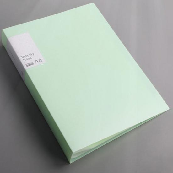 File Folder Double-sided High-Transparency Large Capacity Inner Pockets Multifunctional Sheet Protector with Plastic Sleeves A4 Paper Binder Portfolio