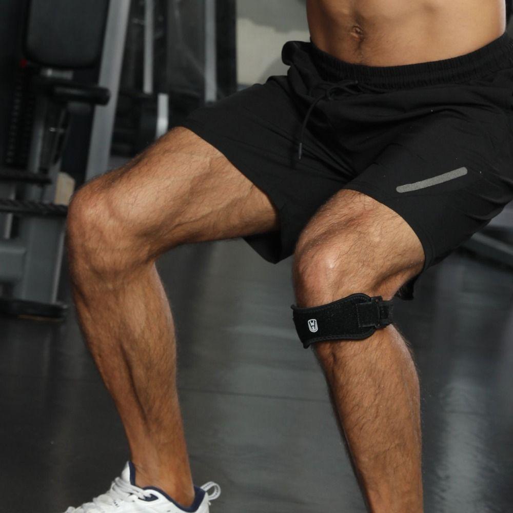 1 Pair Eva Sport Kneepads Compression Knee Band Brace Comfortable Sports Patella Strap  Cycling