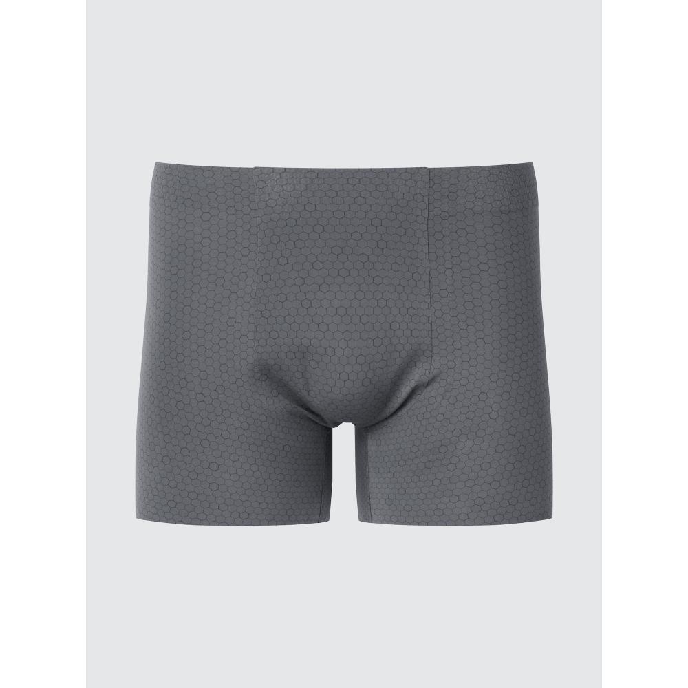 

Uniqlo Бесшовные трусы-боксеры Airism Принт C 07 GRAY/MEN S