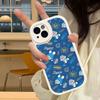 Cute Cartoon-u-Doraemons-t Phone Case For IPhone 16 15 14 13 12 11 Pro Max Plus Leather Shockproof Cover