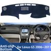 For Lexus GS GS300 GS430 GS450h GS350 GS460 2006~2011 Auto Dashboard Cover Dash Mat Board Pad Carpet Dashmat Anti-UV Mats