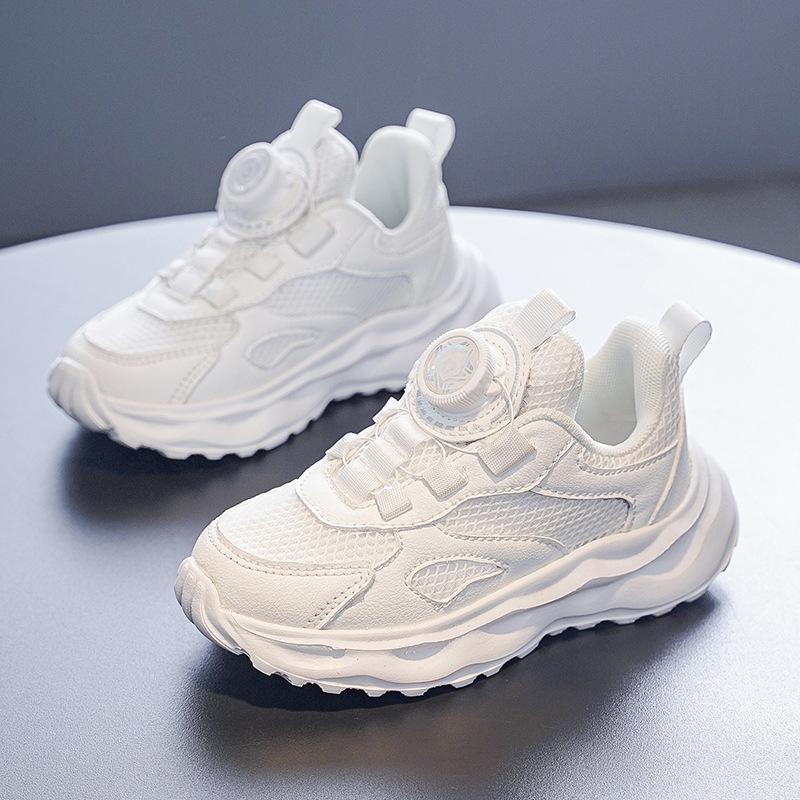 ABC Kami Jinjiang Classmate Children's Little White Shoes Mesh Breathable Street Dance Shoes Boys Running Shoes Girls Sports Shoes
