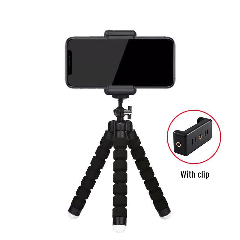 Versatile Mini Octopus Tripod: Portable Phone Holder for Outdoor Photography, Desktop Use, and Binge-Watching.