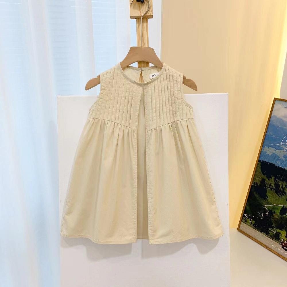 Girls Sleeveless Summer Princess Dress Stylish Baby Tank Dress