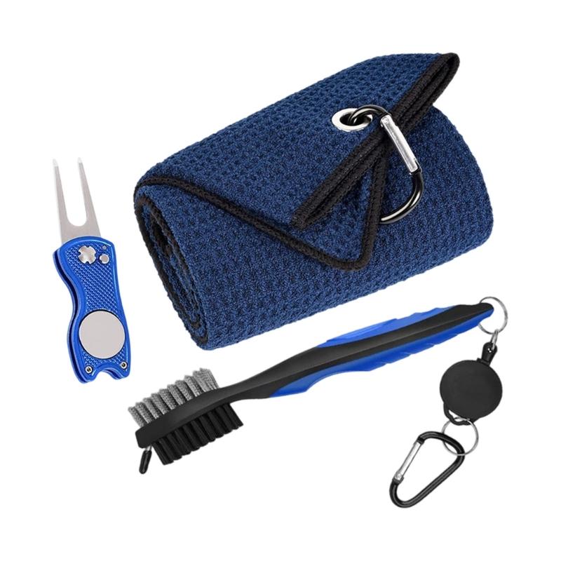 

Golf Cleaning Sided Brush Towel Greens Fork For Club Maintenance And Course Care In Multiple Colors