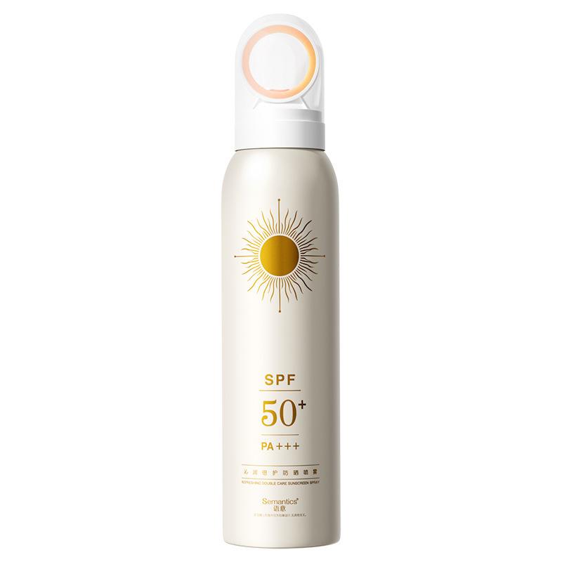 SPF50 PA++++ Sonnenschutzspray, Leichter Erfrischender Sonnenschutz-Nebel für Gesicht & Ganzen Körper 150ml