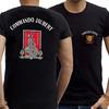 Commandement des Forces Spéciales de la Marine Nationale Commando Marine Commando Jaubert T-shirt Manches Courtes Décontracté 100% Coton Col Rond Été T-shirt Homme