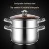 HANDUNYOU 22cm Stainless Steel Saucepan