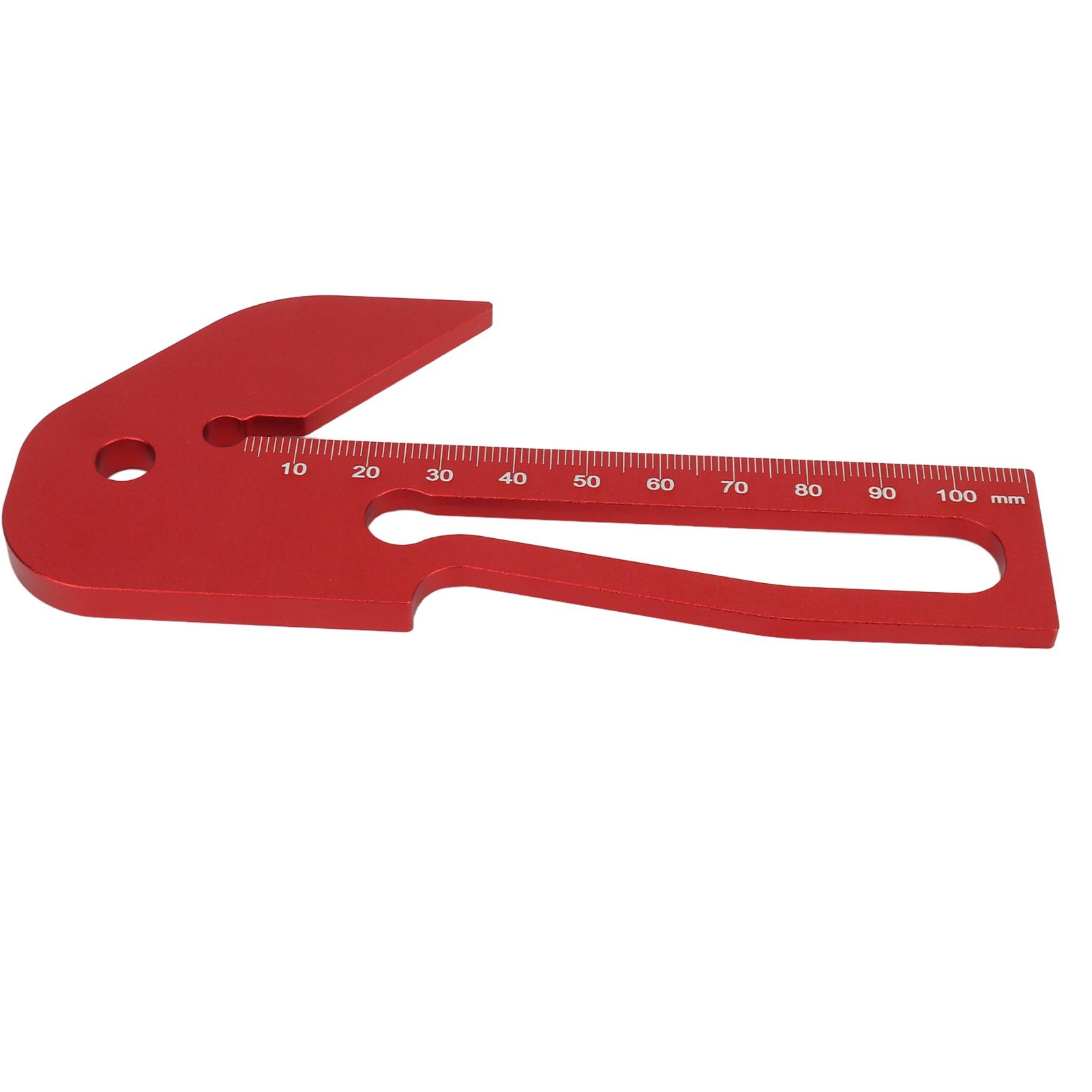 

Woodworking Center Scriber Aluminum Alloy High Accuracy Portable 45 degrees Scriber Center Scribe Gauge