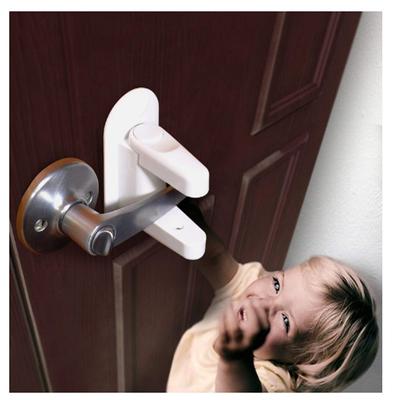 Verrou de sécurité universel à levier de porte pour enfant et bébé, résistant à la Rotation, adhésif de porte professionnel, loquet de sécurité multifonctionnel