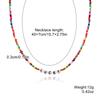 Necklace for Women Bohemian Spring and Summer Necklaces Premium Sense of Simplicity Butterfly Beaded Jewelry Colorful Rice Beads Letters Necklace