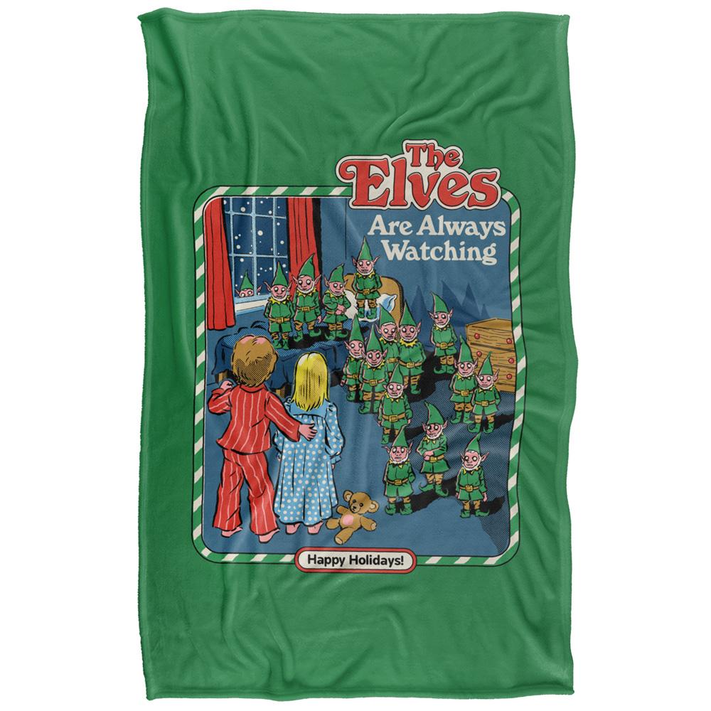 Steven Rhodes The Elves Are Always Watching Soft Touch Blanket