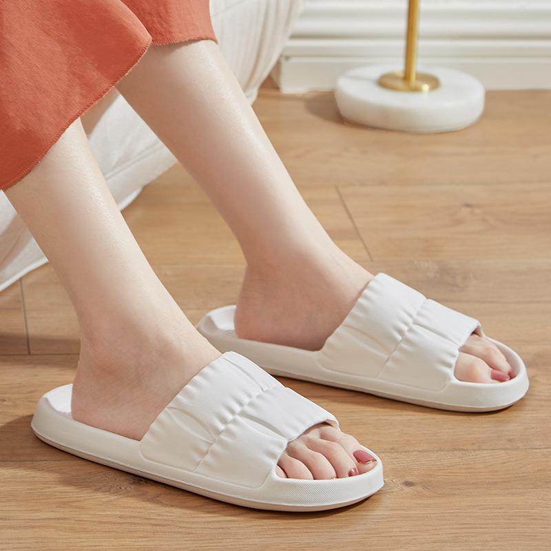 Slippers Women's Indoor Home Shoes Cool Slippers Men's Couple Non-slip Summer Home New Home Flat Bottom