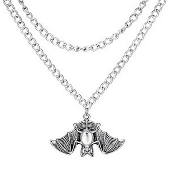 Colier Gotic Întunecat cu Lilieci pentru Claviculă: Tendință versatilă europeană și americană