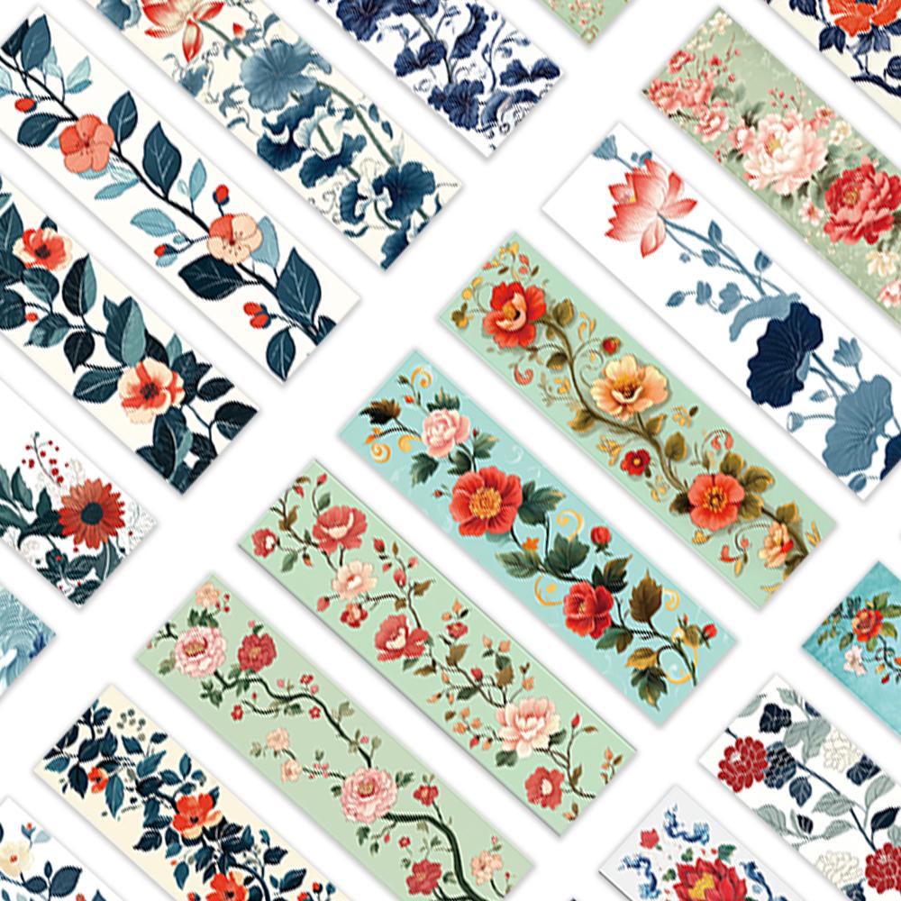 32 buc, Semne de carte Morris Flower, perfecte pentru profesori, cititori și iubitori de carte, perfecte pentru cadouri, petreceri și zile de naștere