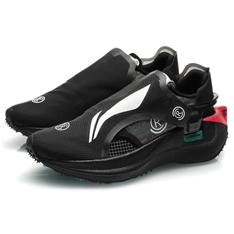 Li Ning Low top Running Shoes Men's Black ARHQ151-1