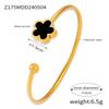 Korea Light Luxury White Shellfis Board Bracelet Bend Metallic Texture Bracelets Set for Women Fashion Jewelry Gifts Wholesale