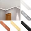 3D Self Adhesive Waterproof Baseboard Wallpaper Wall Stickers Wall Border Skirting Home Decoration