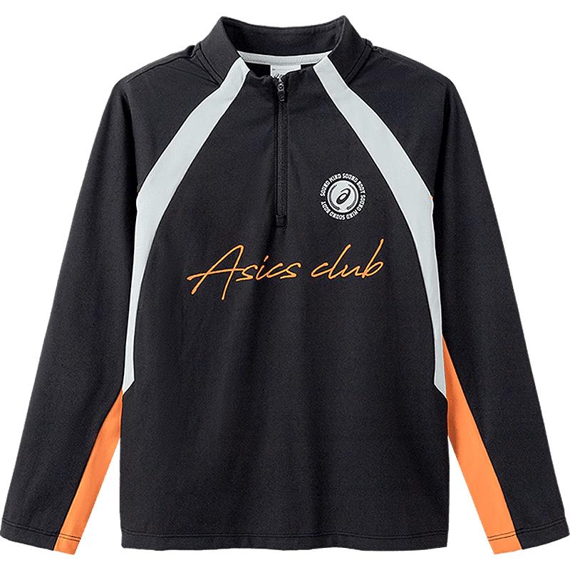 ASICS Kids Half-High Collar Quick-Dry Long-Sleeve T-Shirt 160