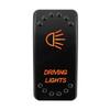 12V 24V Laser Rocker Switch Orange Led Light ON OFF / ON OFF ON for Car Boat Polaris RZR Can-Am ATV UTV RV Maverick Commander