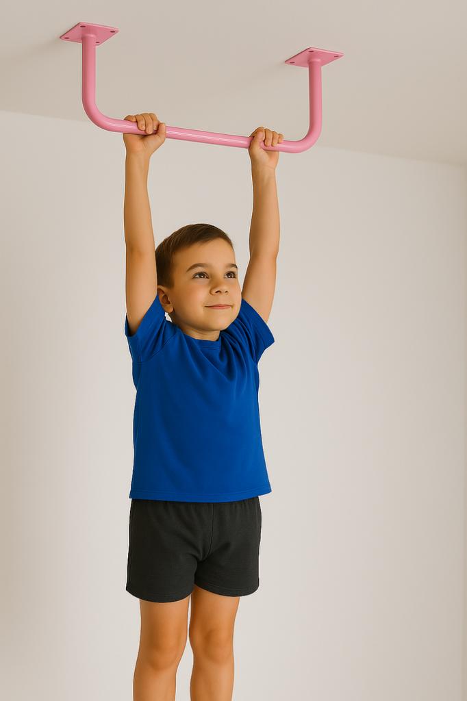 Ceiling Pull-Up Bar Pink