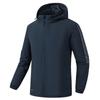 Men's new three-bar velvet cotton-padded jacket, large-size water-proof warm cotton clothes can be printed with OO.