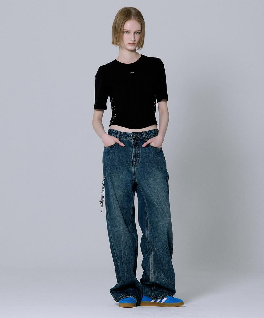 Jeissijeidi Hook Short Sleeve Knit Jzkt02Jc