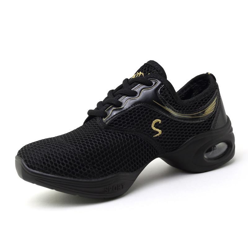 Women Air Cushion Shoes Dancing Sports Breathable Mesh Outdoor Sneakers