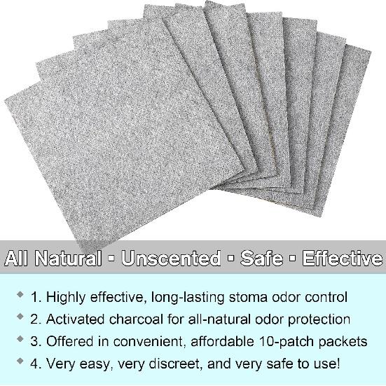 10 Pcs Flatulence Deodorizer High Absorption Flatulence Pad Panty Liner Disposable Charcoal Deodorizer Flatulence Farts Filter Pads to Absorb Gas