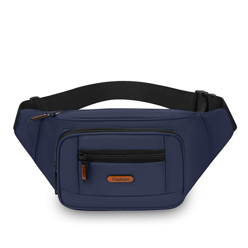 Waist Bag Men's Lightweight Chest Bag Oxford Shoulder Crossbody Bag