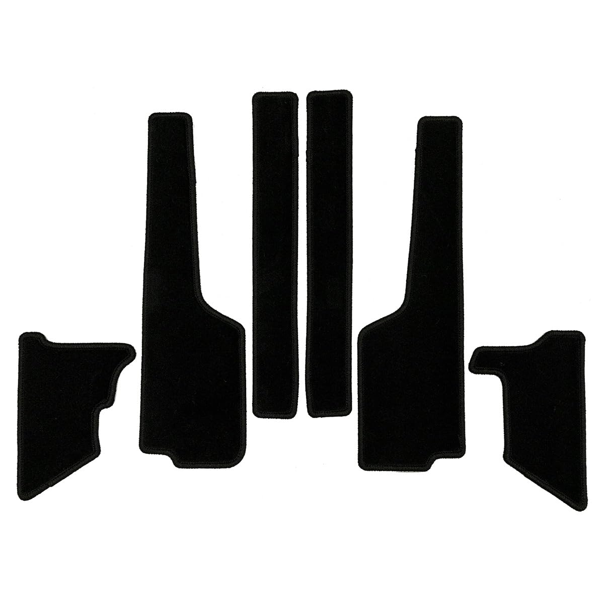 

FJCRAFT Compatible Mazda CX80 KL Series Side Step Made in Carfeel Finish [M21] CX-80 Mats, Stain-Resistant, Anti-Scuff, Japan, (Excellent Black) чёрный