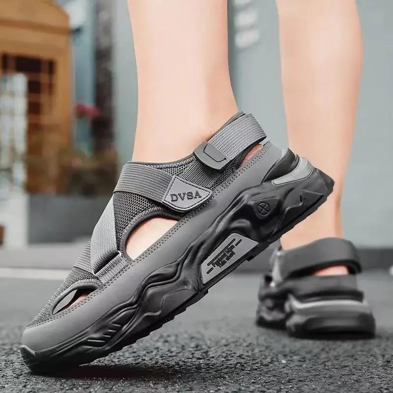 2025 Summer Men's Anti-slip Sandals Men's Casual Shoes Outdoor Breathable Mesh Comfortable Sandals Beach Shoes