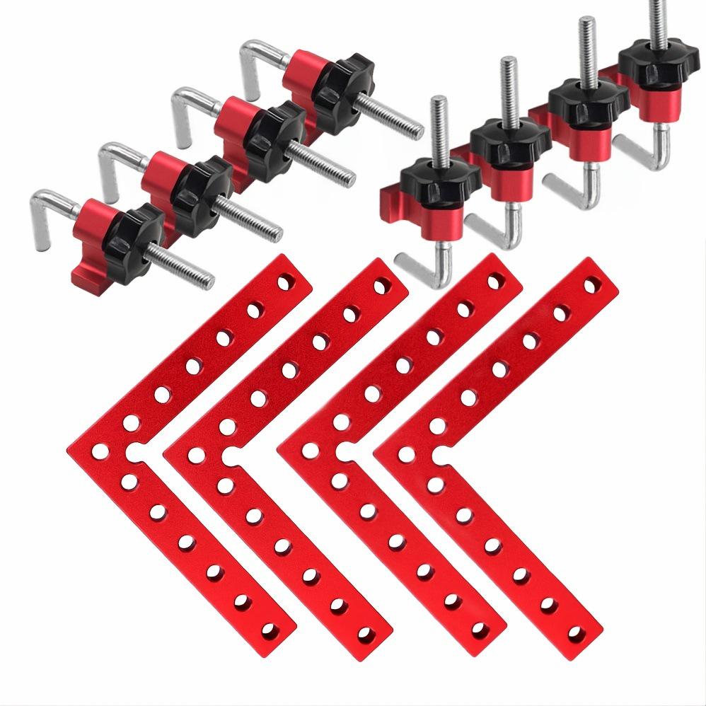 Woodworking Aluminum Alloy 90° Right Angle Clamp Set (3/6/12 pcs)